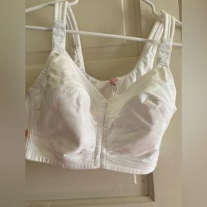 Lace Wireless Posture Bra By Comfort Choice Women’s Plus Size 40D